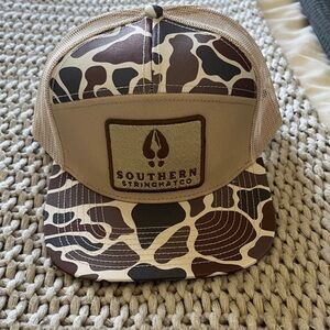 Southern String Hat Co Camo Trucker Hat